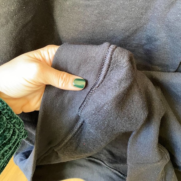 COCA-COLA Unisex Black Multi Logo Crew Neck Fleece Lined Graphic Sweatshirt sz S - Picture 5 of 8